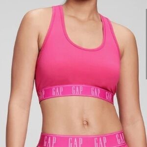 GAPFIT PowerMove T-Back Pink Sports Bra EUC Size Small
